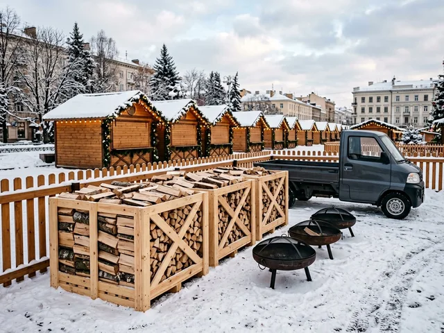 Дрова для ярмарок и городских праздников в Щёлкове